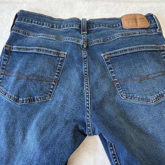 Levi Signature S51 Straight Blue Jeans Mens Size 32 x 30 Denim Pants - Picture 7 of 11